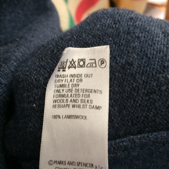 UK-XXL M&S Diamond Plaid Lambswool Sweater - Picture 8 of 8